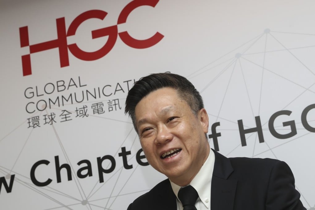 Andrew Kwok Wing-pong, chief executive at HGC Global Communications, announced the expansion plans of the newly rebranded Hong Kong fixed-line network operator at a press conference in Wan Chai. Photo: K.Y. Cheng
