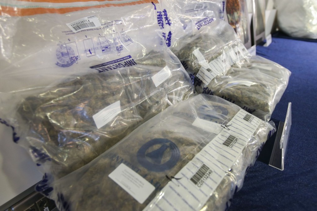 Police and concern groups blamed the internet for the sharp increase in seizures of the drug, which totalled 757kg from January to October. Photo: David Wong