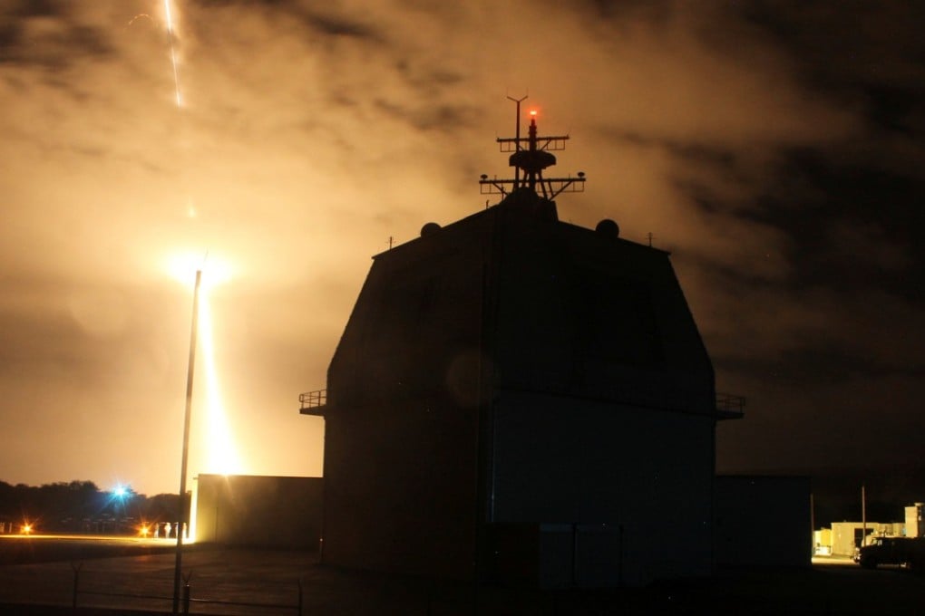 The Missile Defence Agency conducts the first intercept flight test of a land-based Aegis Ballistic Missile Defence weapon system from the Aegis Ashore Missile Defence Test Complex in Kauai, Hawaii in 2015. File photo: Reuters