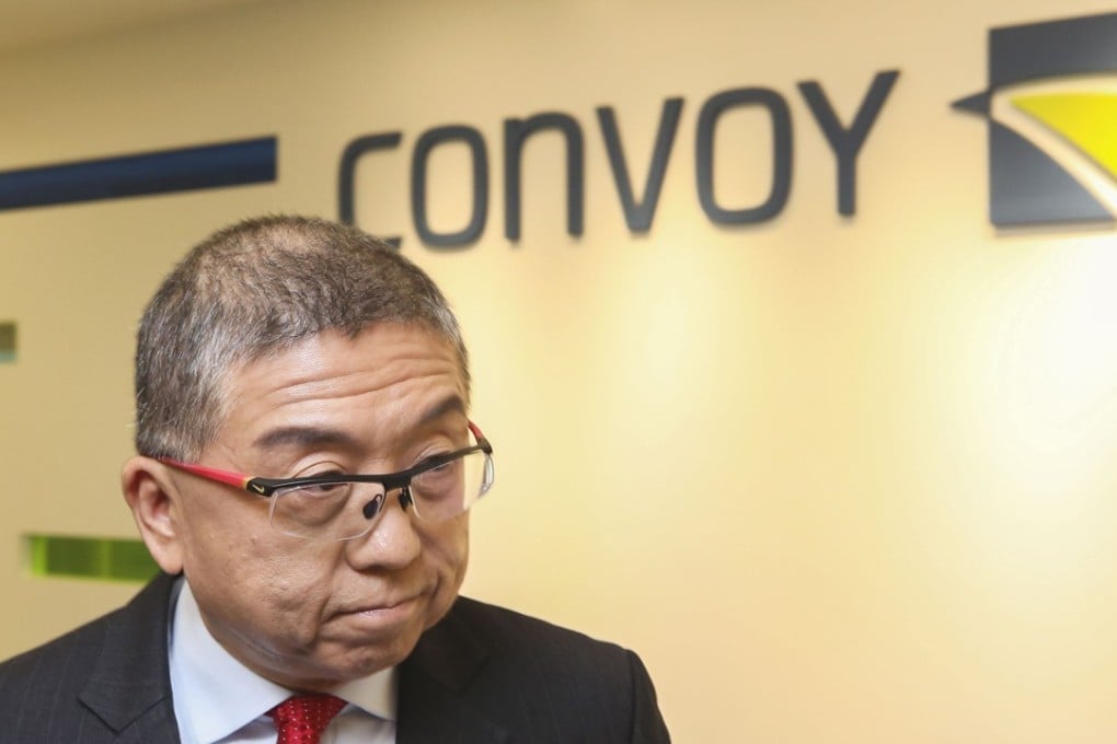 The new management of Convoy Global Holdings, led by interim chairman Johnny Chen Chi-wang, is suing its former chairman and related parties for their role in stealing assets from the company. Photo: Winson Wong