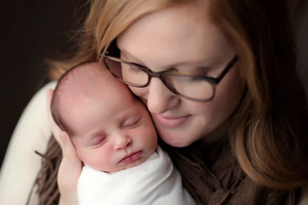 Mother Tina Gibson said it took her a few hours to register the fact that she and Emma were conceived just 18 months apart. She said she is excited for Emma to know the story as well as she grows up. Photo: Southern Charm Portraits