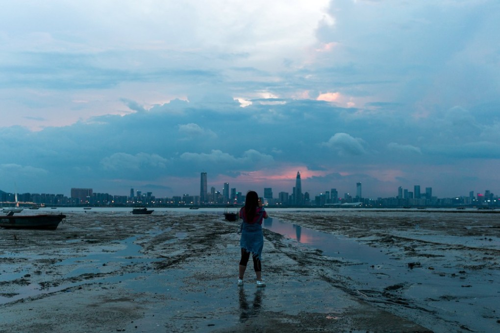 Shenzhen, seen across Deep Bay in Lau Fau Shan, Hong Kong. Photo: EPA