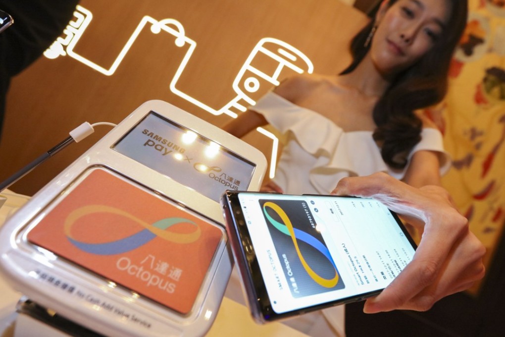 Samsung Pay is the first mobile payment service in Hong Kong to offer the Smart Octopus app e-payment, release on December 11, 2017. Photo: Felix Wong