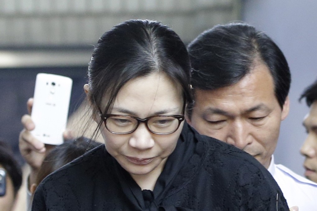 Former Korean Air executive Cho Hyun-ah. File photo: AP