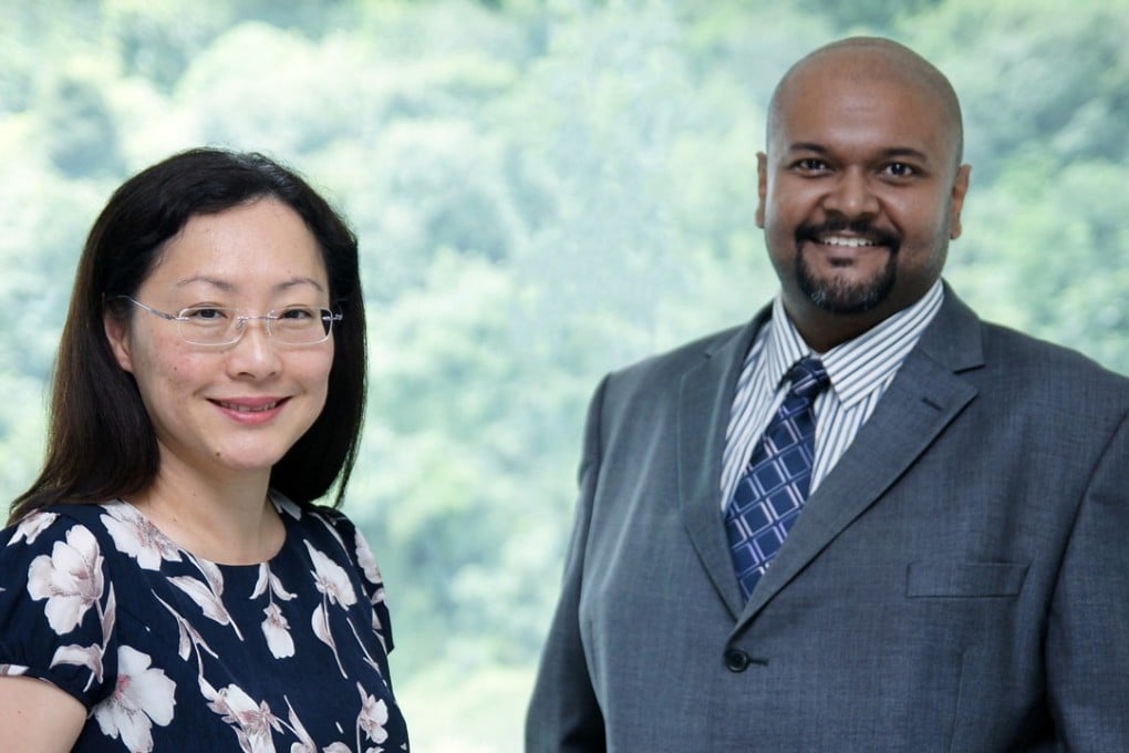 (From left) Lim Li Sze, operations director; and Ariff Ismail, executive director
