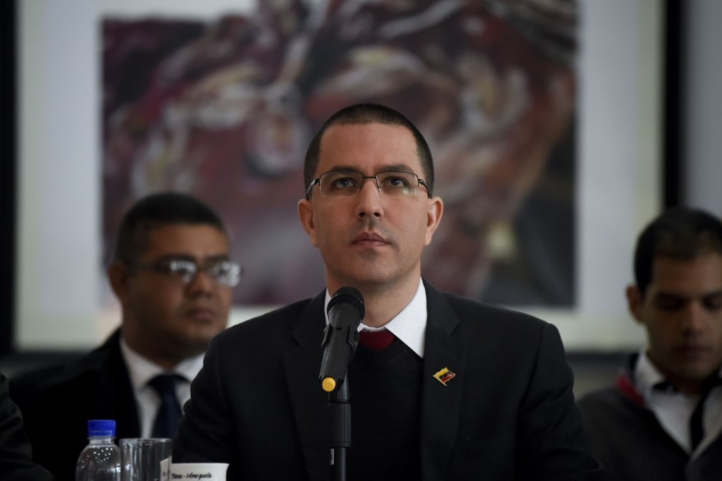 Venezuelan Foreign Minister Jorge Arreaza insisted the country’s debts to China were not the main issue during his visit to Beijing. Photo: Agence France-Presse