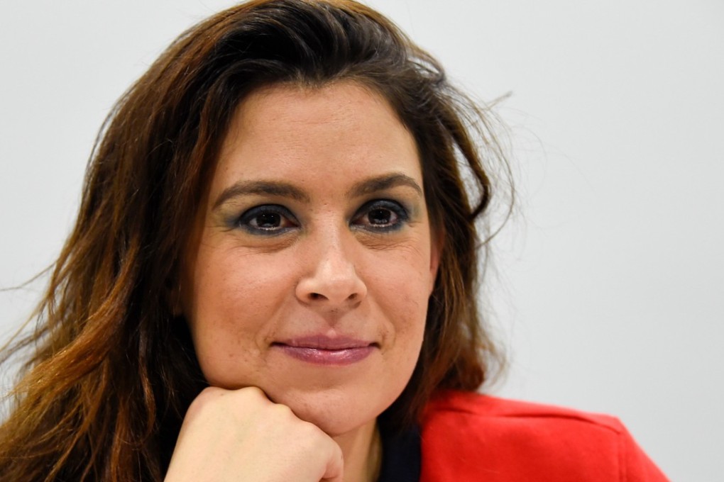 French tennis player Marion Bartoli at a press conference in Paris to talk about her comeback. Photo: AFP
