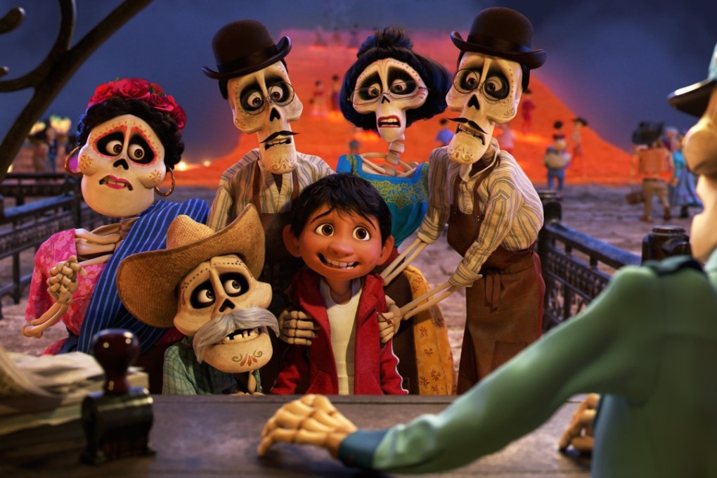 Miguel (front, centre) is the star of Pixar’s latest animated tale, Coco (category: I), voiced by Anthony Gonzalez, Gael Garcia Bernal, and Benjamin Bratt and directed by Lee Unkrich and Adrian Molina. Photo: Pixar
