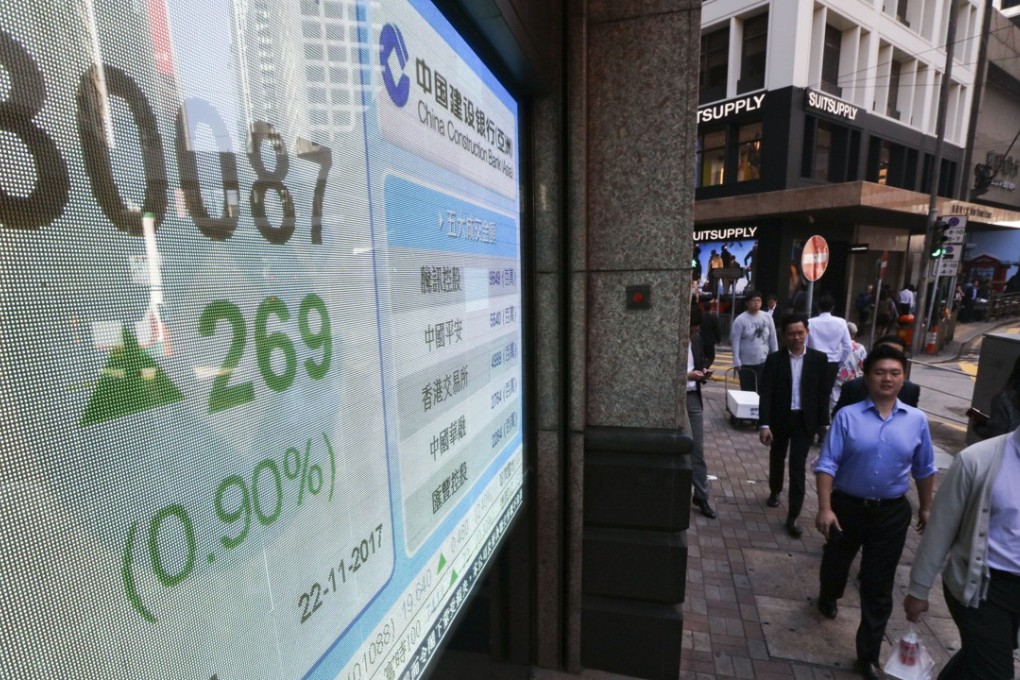 The benchmark Hang Seng Index has rallied about 33 per cent this year, and has seemingly brought out peoples’ generous side. Photo: Felix Wong