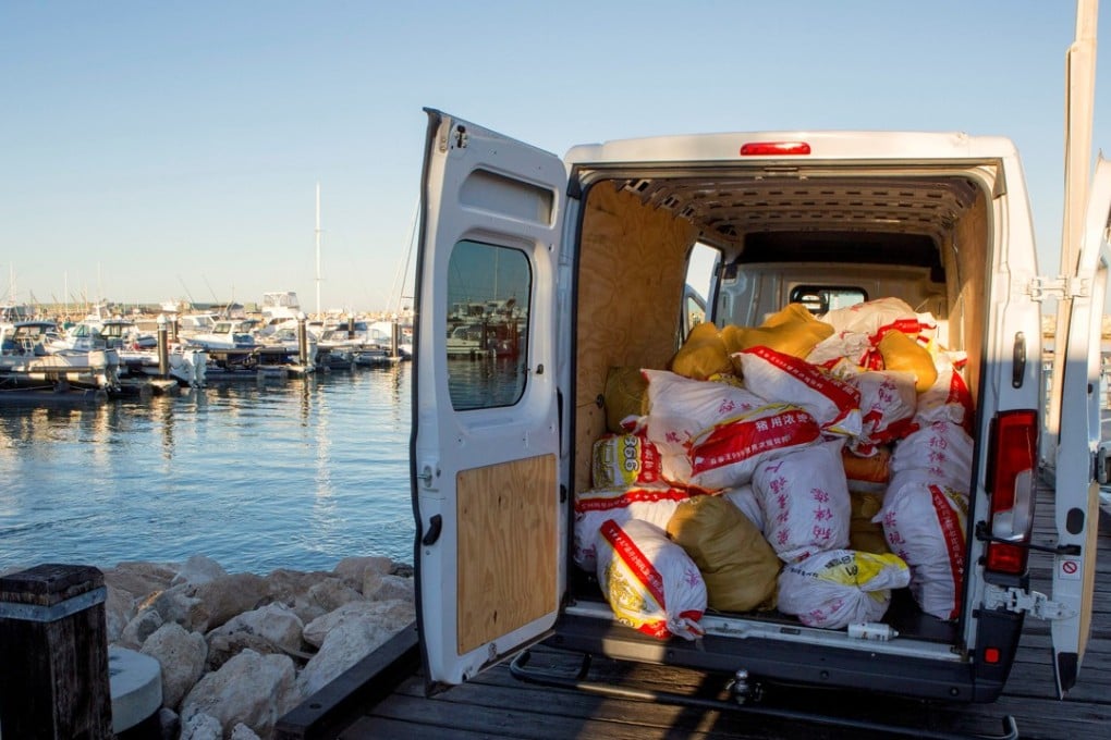 A supplied image from the Australian Federal Police shows the alleged record haul of 1.2 tonnes of methamphetamine. Photo: Reuters