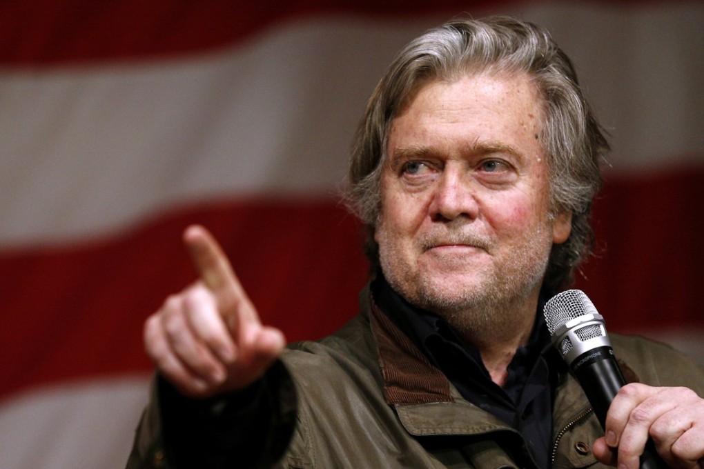Former White House chief strategist Steve Bannon is expected to be called to testify in front of lawmakers investigating Russian meddling in the 2016 election. Photo: Reuters