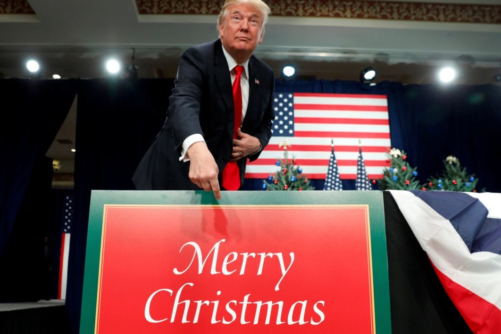 US President Donald Trump in Missouri. Photo: Reuters