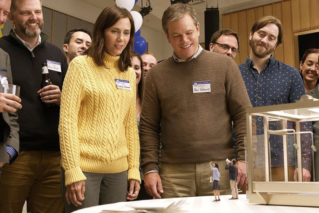 Matt Damon and Kristen Wiig star in "Downsizing" the December release from the director of "Sideways" and "The Descendants." Photo: Paramount