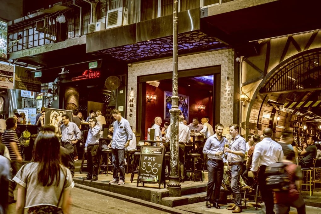Lan Kwai Fong is the Friday night haunt of Hong Kong underage drinker Lily and her friends. Photo: Shutterstock