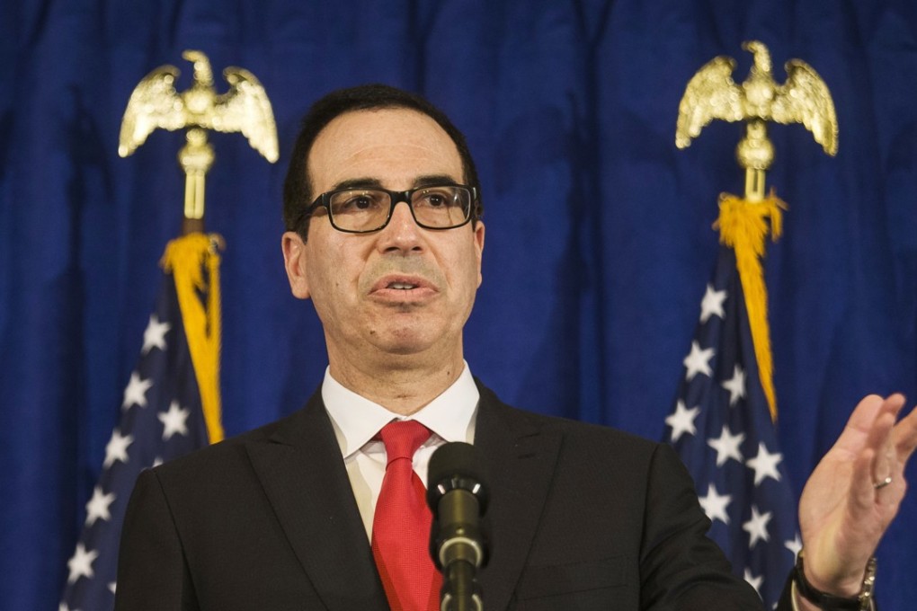 US Treasury Secretary Steve Mnuchin (pictured in filed photo) was given the dubious gift of several boxes of horse manure over the weekend from an LA resident who was reportedly angry at the Trump Administration’s new tax bill. Photo: AP.