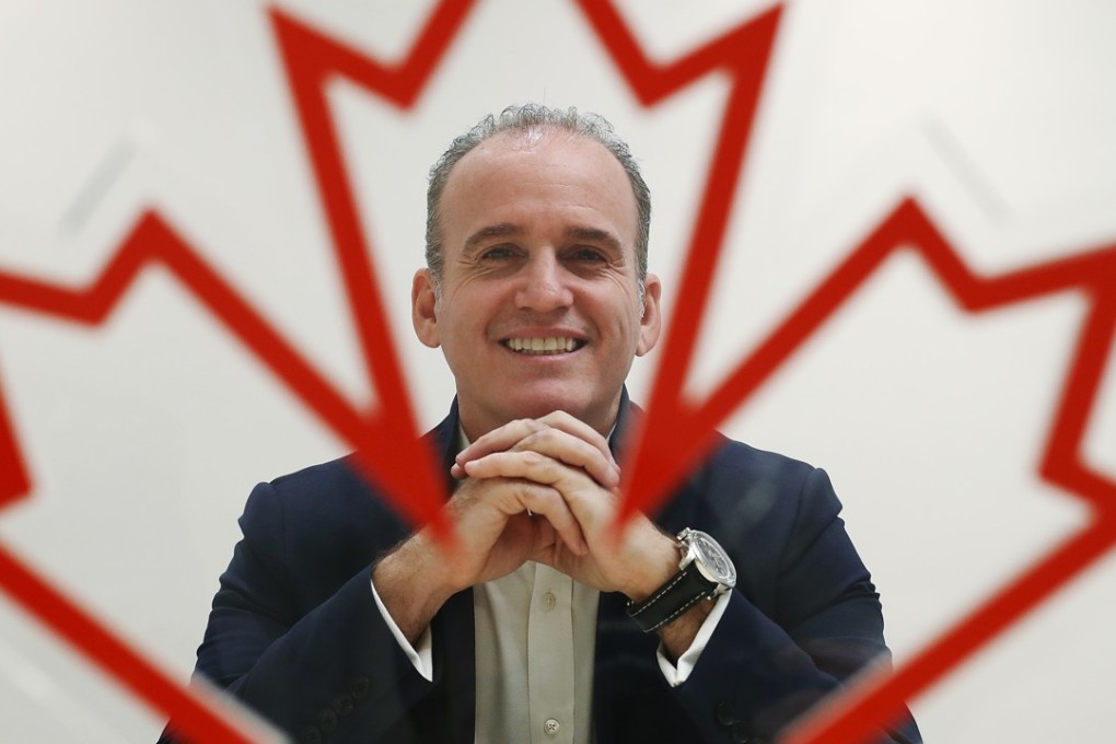 Todd Handcock is the new chairman of the Canadian Chamber of Commerce in Hong Kong. Photo: Nora Tam