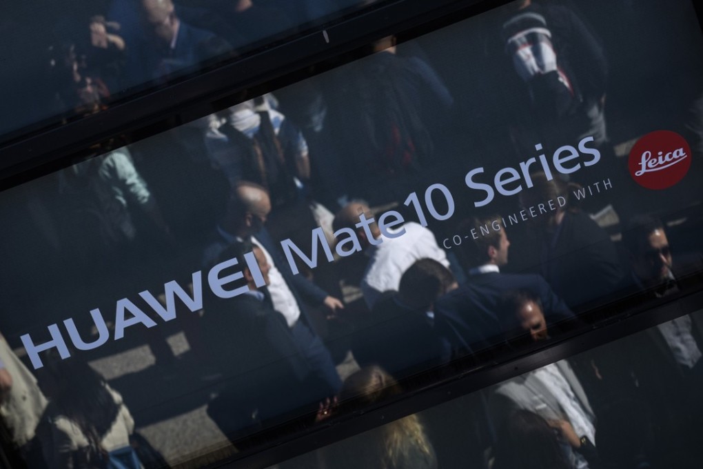 Huawei announced earlier this month it will target the US market in 2018 with plans to sell its flagship Mate 10 models there. Photo: EPA