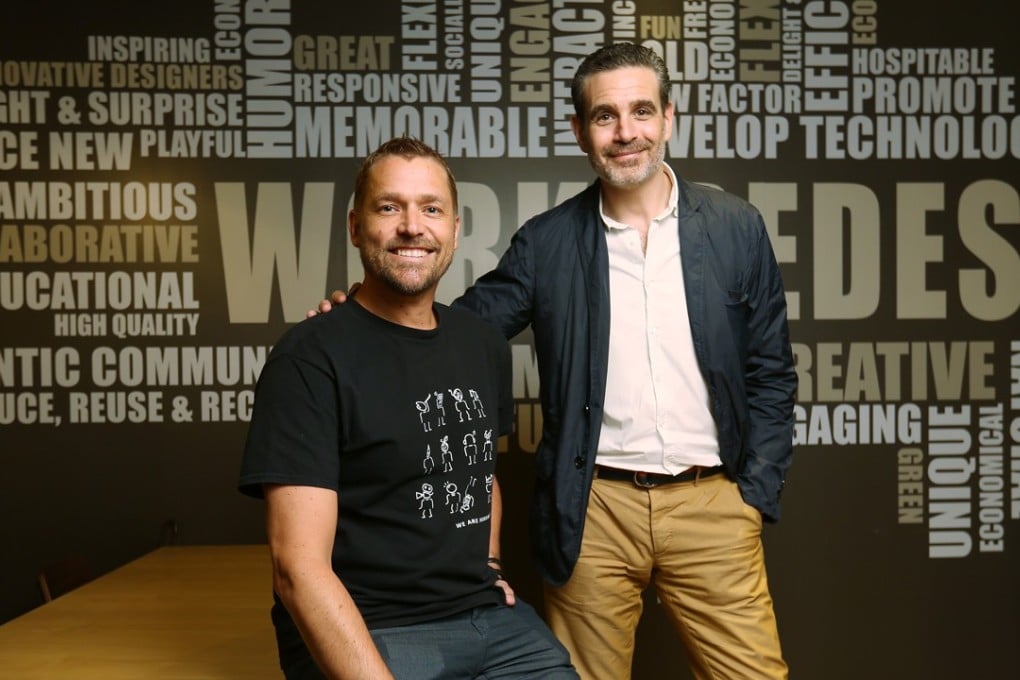 (L to R) Grant Horsfield, founder of the Naked Group and Jonathan Seliger, CEO of Naked Hub. Photo: Xiaomei Chen