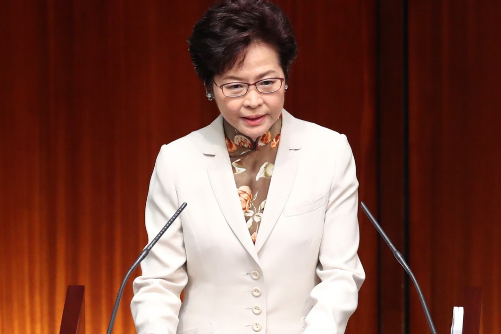 In her policy address, Carrie Lam announced that more young people would be invited to join various government boards and committees. Photo: K. Y. Cheng