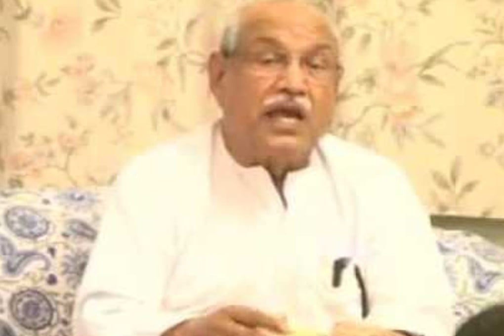 Virendra Dev Dikshit, a self-proclaimed ‘godman’, may have trafficked and enslaved dozens of women including minors at several retreats in Delhi and across the country, officials said, in the latest case of an Indian spiritual leader accused of sexual abuse. Photo: YouTube