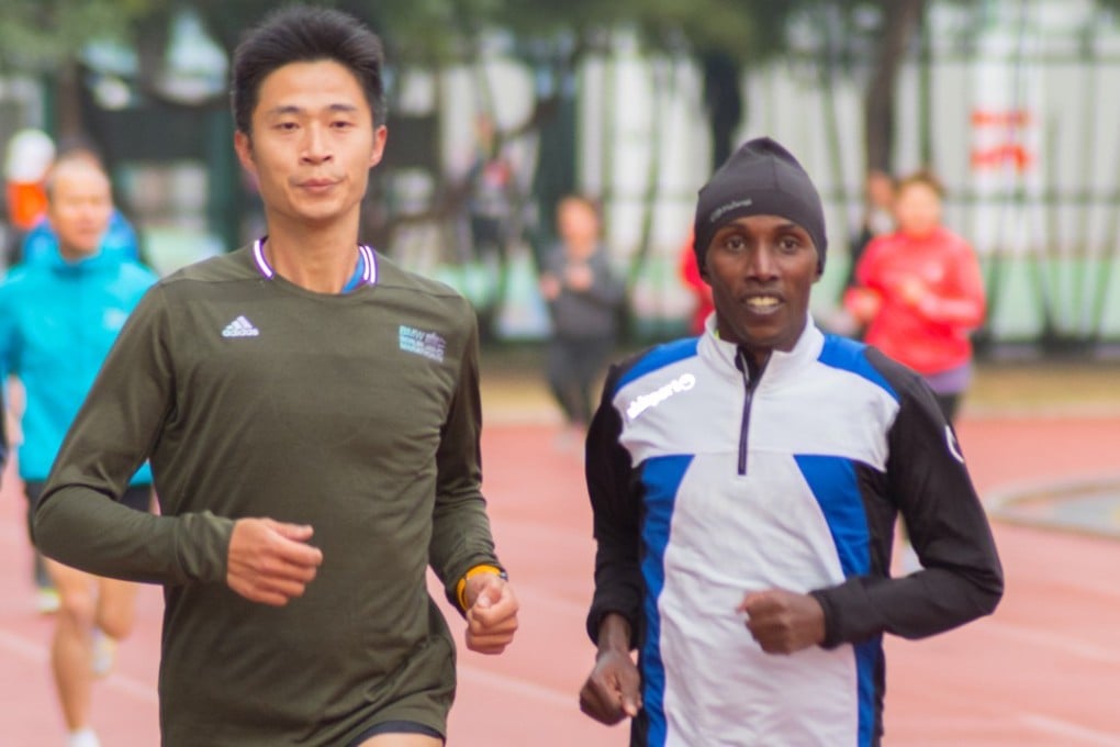 Lukas Wambua Muteti coaches in Hong Kong and Taipei. Photos: MIRARunners