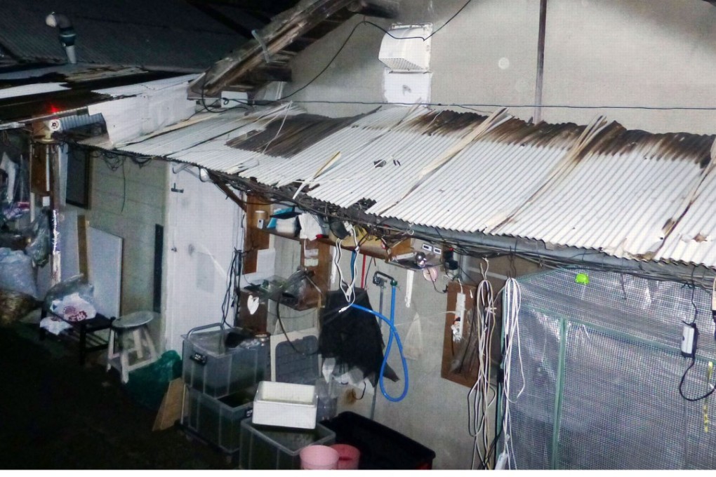 The house in Neyagawa, western Japan, where the body of Airi Kakimoto was found. Photo: Kyodo