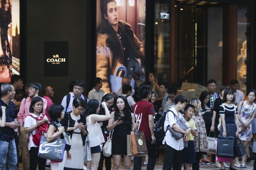 Retail sales are doing better on the back of more cheery consumer sentiment. But retailers should act to sustain the improving numbers. Photo: Sam Tsang