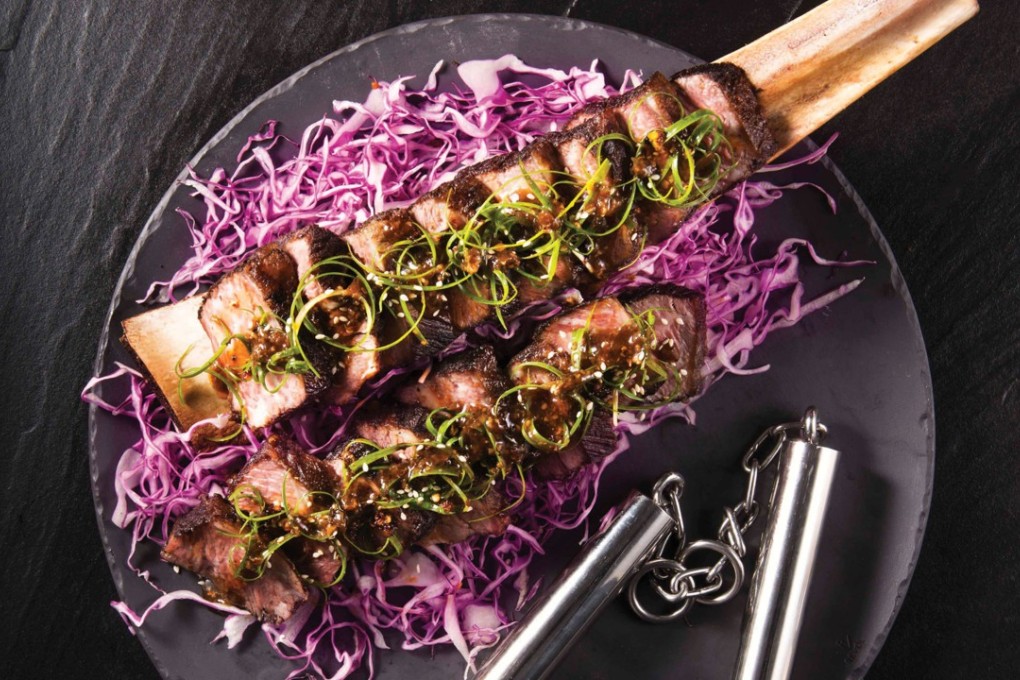 12 hour sous-vide US bone-in short rib at Dragon Noodles Academy. Photo: Dragon Noodles Academy