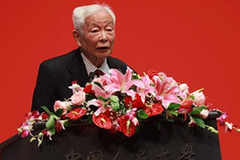 Fang Hanqi, a 91-year-old honorary professor at Renmin University, is regarded as one of the top authors on journalism history in China. Photo: Handout