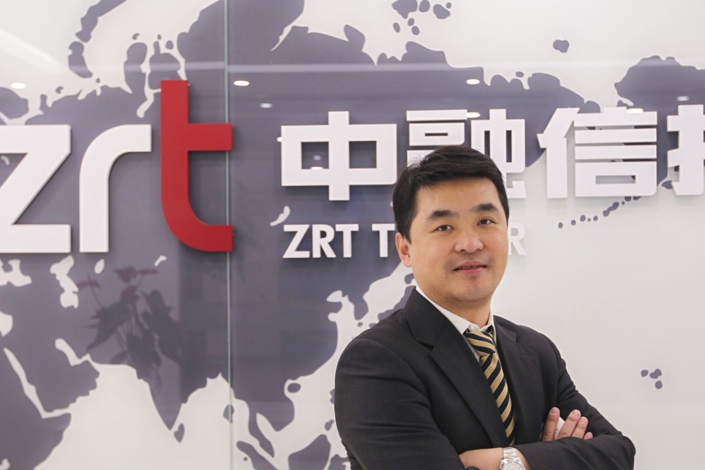 Wang Yutao, the president and CEO of ZRiver Capital, which manages 10 billion yuan worth of asset.ZRiver is a subsidiary of Zhongrong International Trust, one of the country’s largest trust firm. Photo: Simon Song