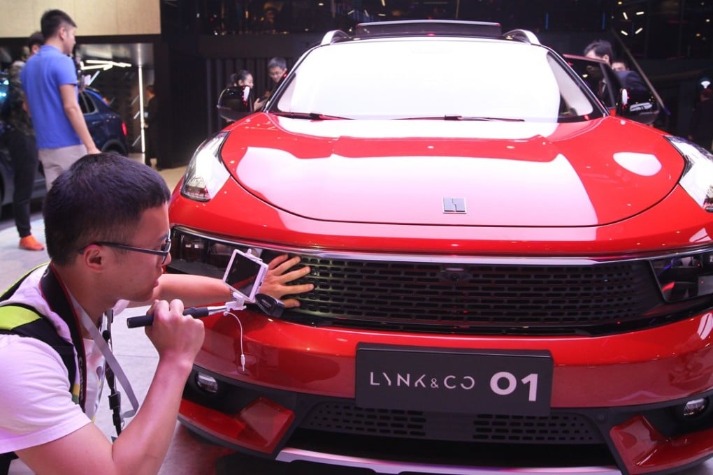 Analysts suggest the first Chinese vehicle to actually make a splash in the US is likely to be a luxury, technology-packed SUV from Lynk & Co, a new brand created by Volvo and Volvo’s Chinese parent, Geely. The Lynk Model 01 went on sale last month in China and is expected to hit US dealerships in 2019. Chinese capital is also behind niche electric carmakers in the US, including Lucid Motors, Faraday Future and SF Motors, all based in California. Photo: Simon Song
