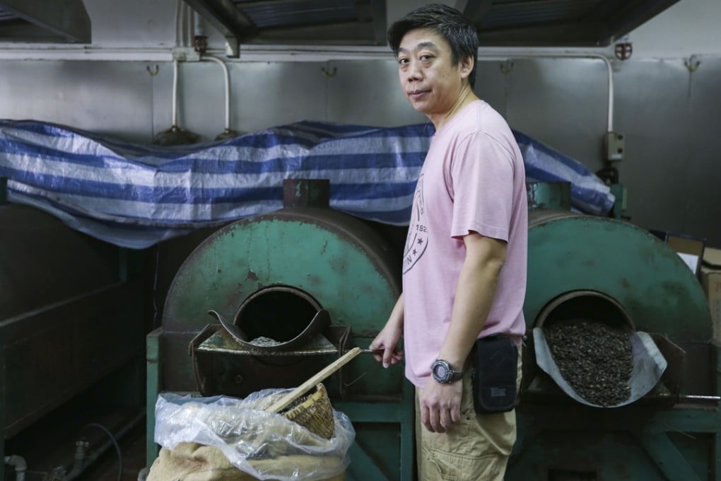 Sunny Luk, of Shanghai Luk's Dynasty of Melon Seeds, in his Kwai Chung factory. Pictures: Xiaomei Chen