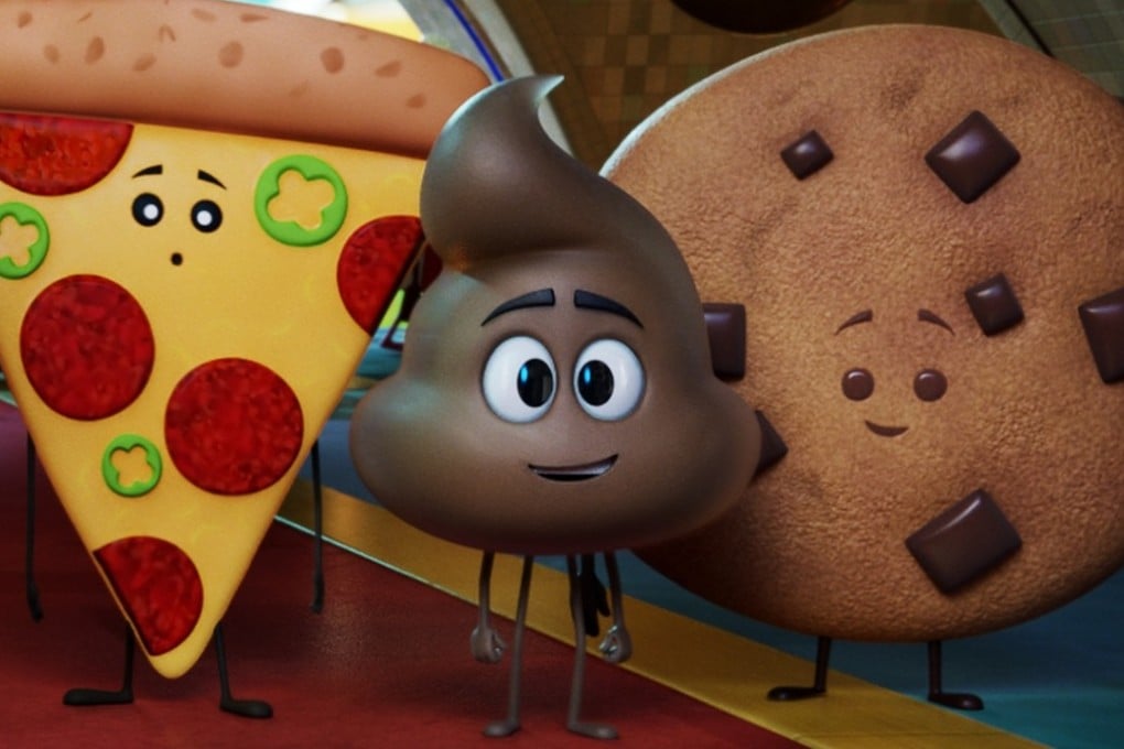 The poop emoji is so popular that it was even played by Patrick Stewart in The Emoji Movie (pictured). But before they appear on your phone, the diminutive icons go through a rigorous vetting process. Picture: Sony Pictures Animation