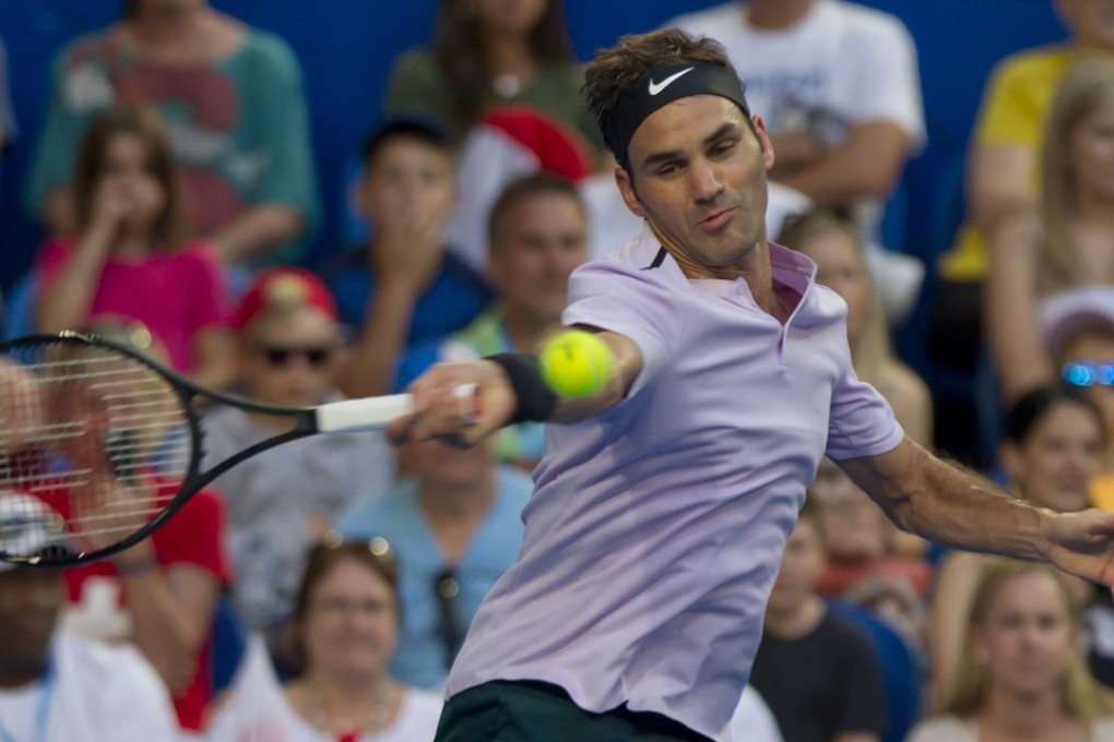 Roger Federer has got off to a winning start to his campaign at the Hopman Cup. Photo: EPA