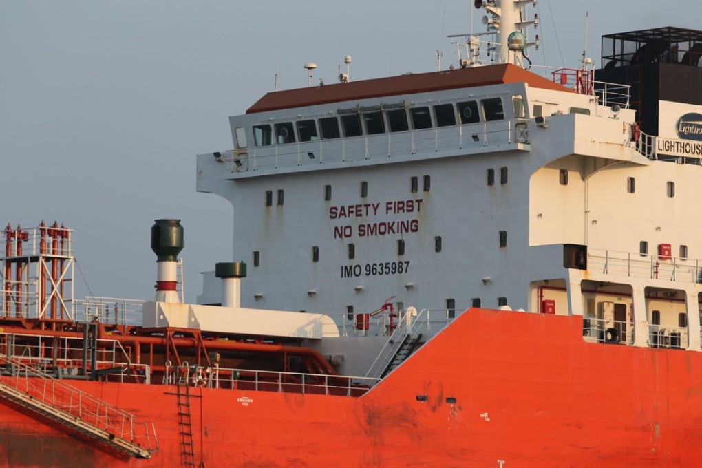 The crew of the Hong Kong-registered Lighthouse Winmore have been questioned by South Korean customs officials over allegations they breached UN sanctions on the sale of oil to North Korea. Photo: AFP