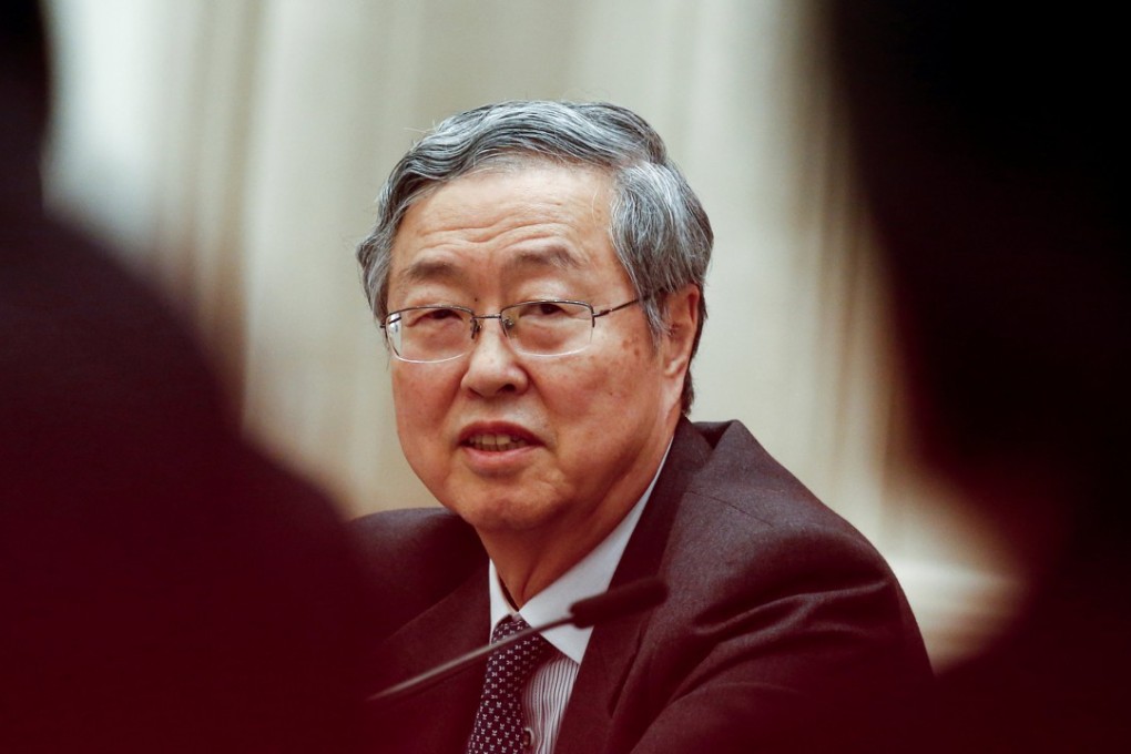 A file picture of China’s central bank chief, Zhou Xiaochuan. Photo: Reuters