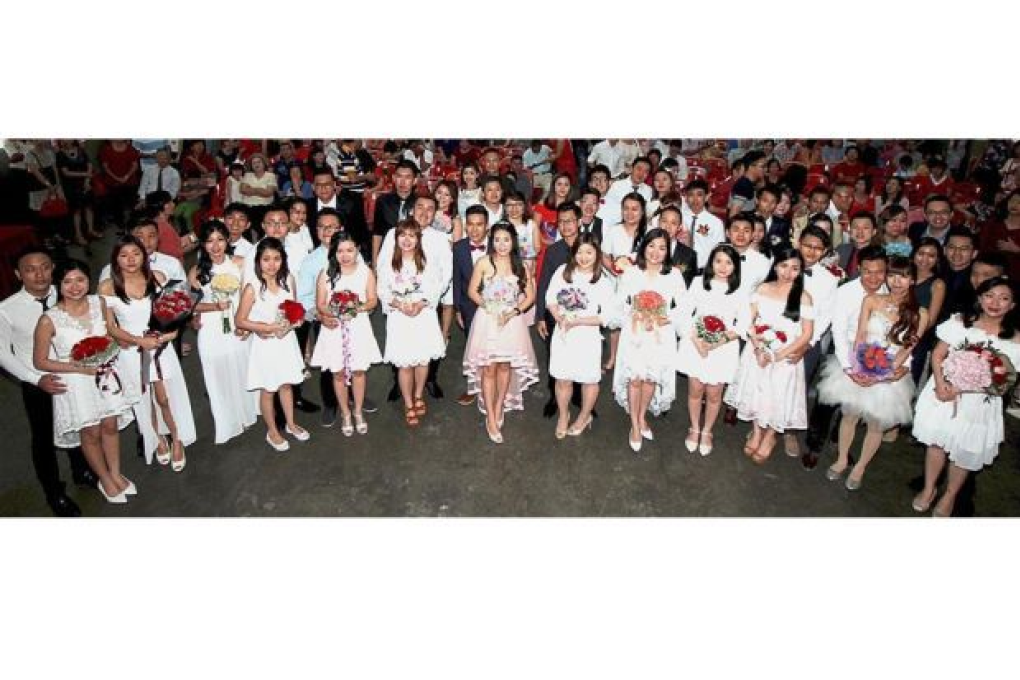 One of the grooms’ younger brother also kicked off the year by getting married