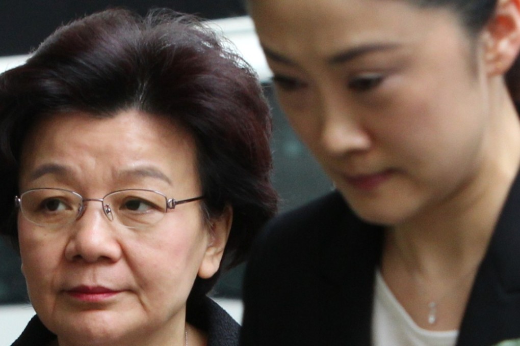 Yin Xiaojing (left) had been deputy director since 2010. Photo: David Wong