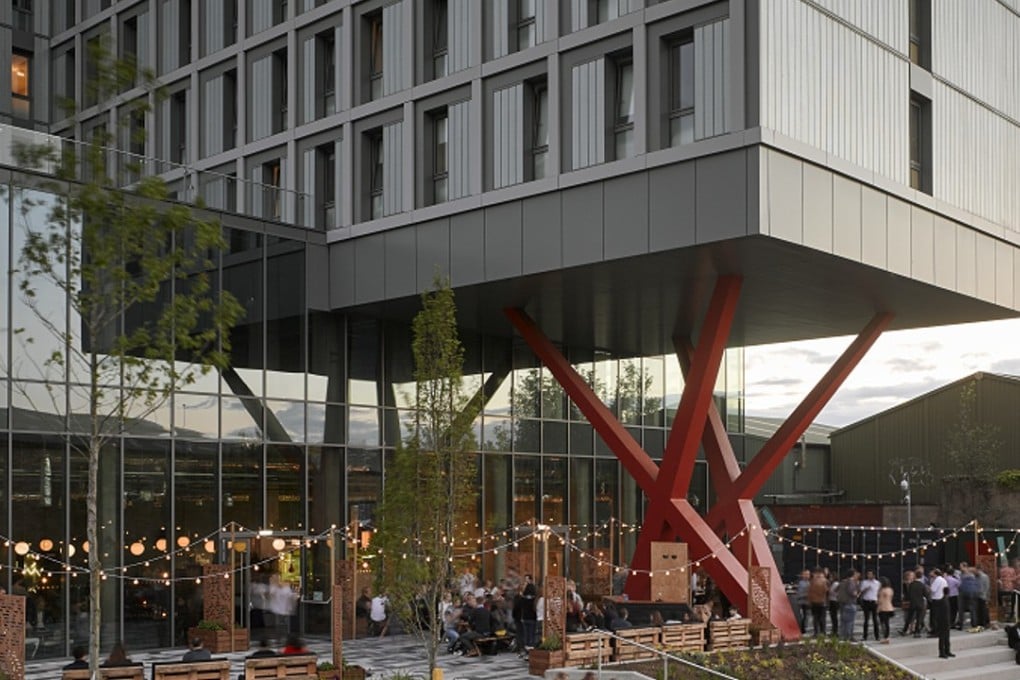 The Collective Old Oak co-living space in West London that has 550 micro units. Co-living is emerging as a popular property investment choice in the UK. Photo: Nick Guttridge