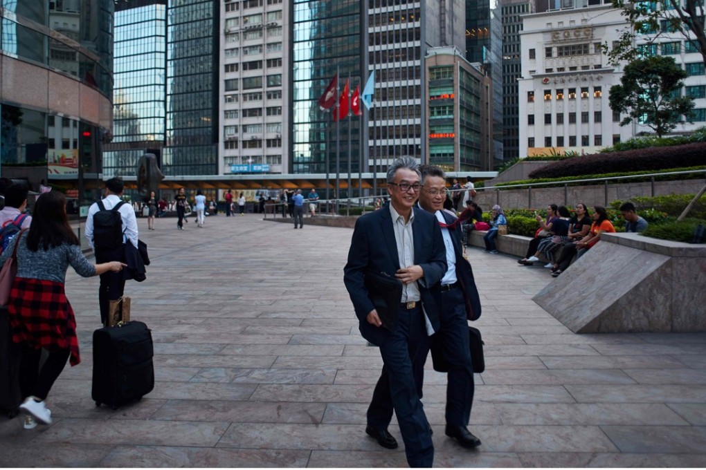 The Three Exchange Square building in Hong Kong. The Hang Seng Index advanced 36 per cent in 2017, outpacing the Dow Jones Industrial Average and the Nikkei 225 index. Photo: AFP