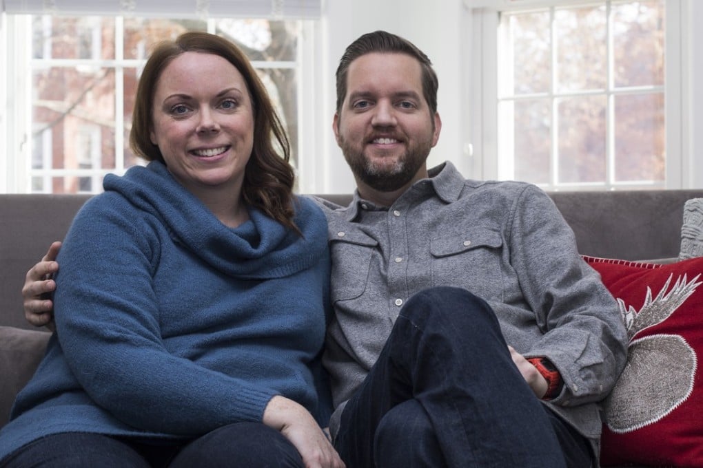 Married couple and best friends forever Julia Rohan and Mark Vanderhoff at home in Chicago. Photo: Lou Foglia/Chicago Tribune/TNS