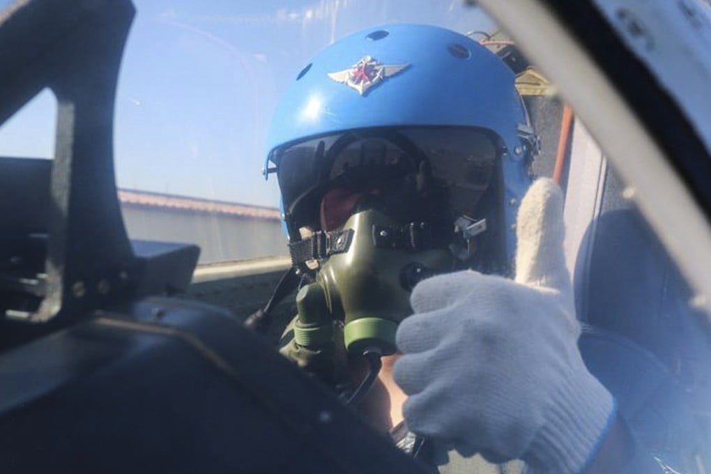 Military websites have said the L-15B Falcon jet would be used to train aircraft carrier fighter pilots. Photo: 81.cn