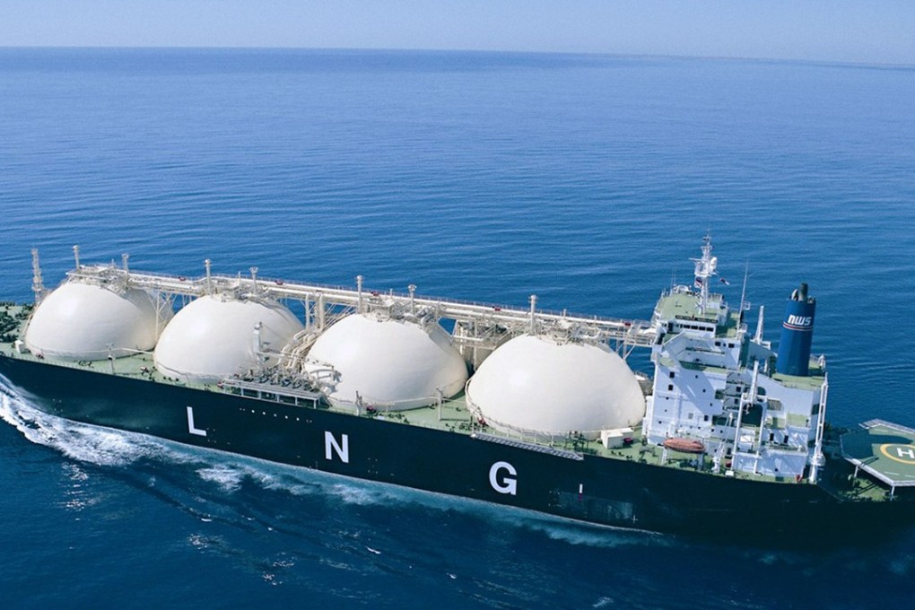 A file picture of a liquefied natural gas tanker sailing off the coast of Australia. Photo: Reuters