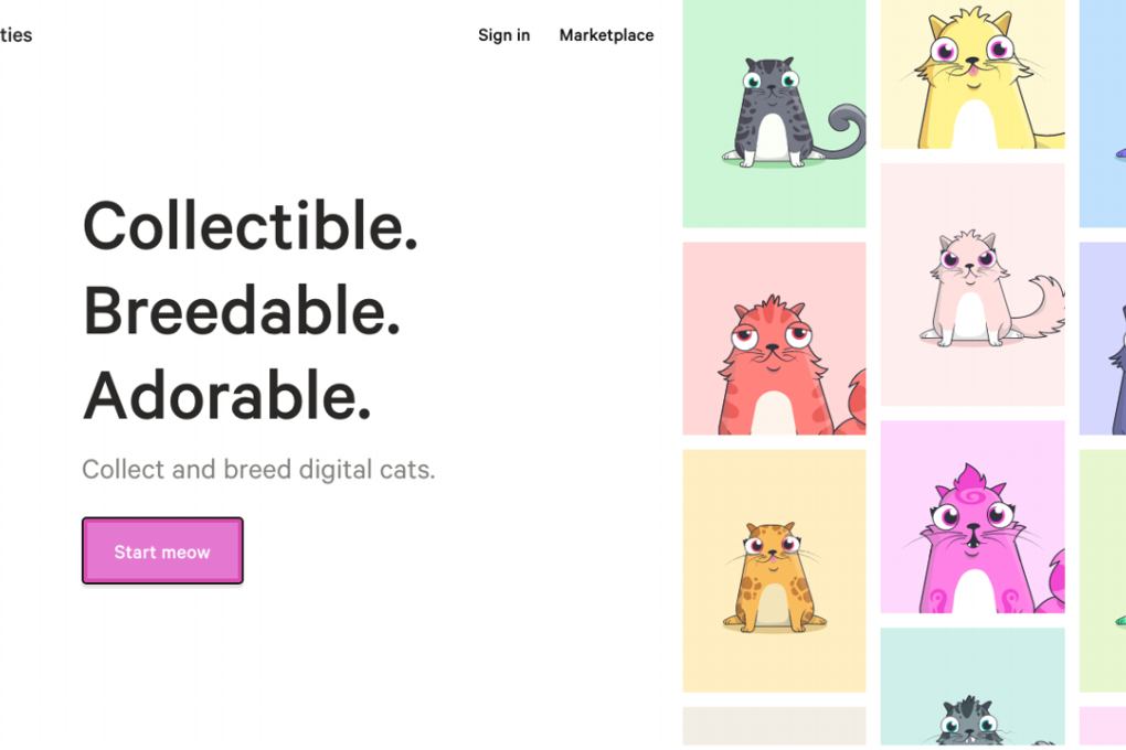 Photo: Cryptokitties