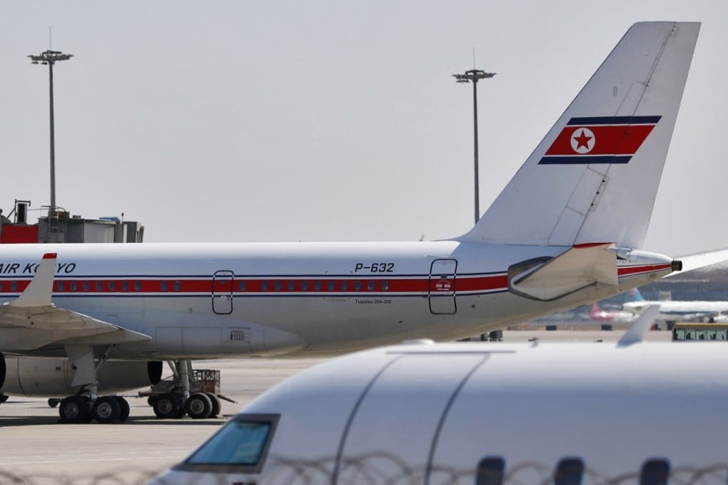 A file picture of an Air Koryo plane at Beijing’s international airport. Photo: EPA