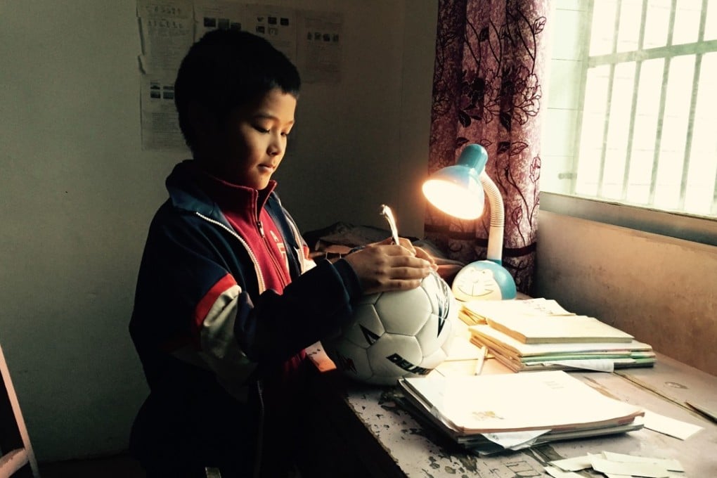Zhu Hongbo in a still from Stonehead, which could earn a cinematic release in China early in the new year.