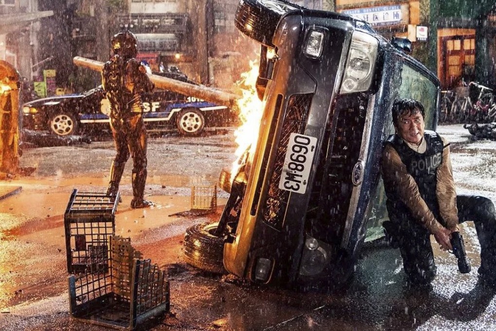 Jackie Chan in his newest release, Bleeding Steel, predicted to be another big earner at the Chinese box office.