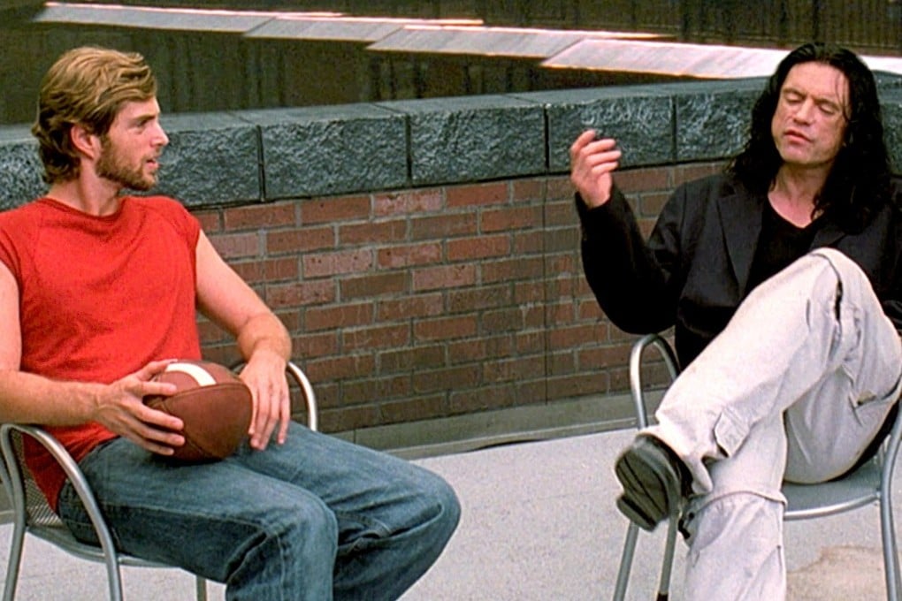 Greg Sestero (left) and Tommy Wiseau in The Room. Picture: Wiseau Films