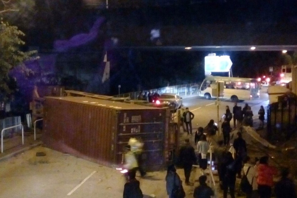 A photo from Facebook shows the aftermath of the incident.