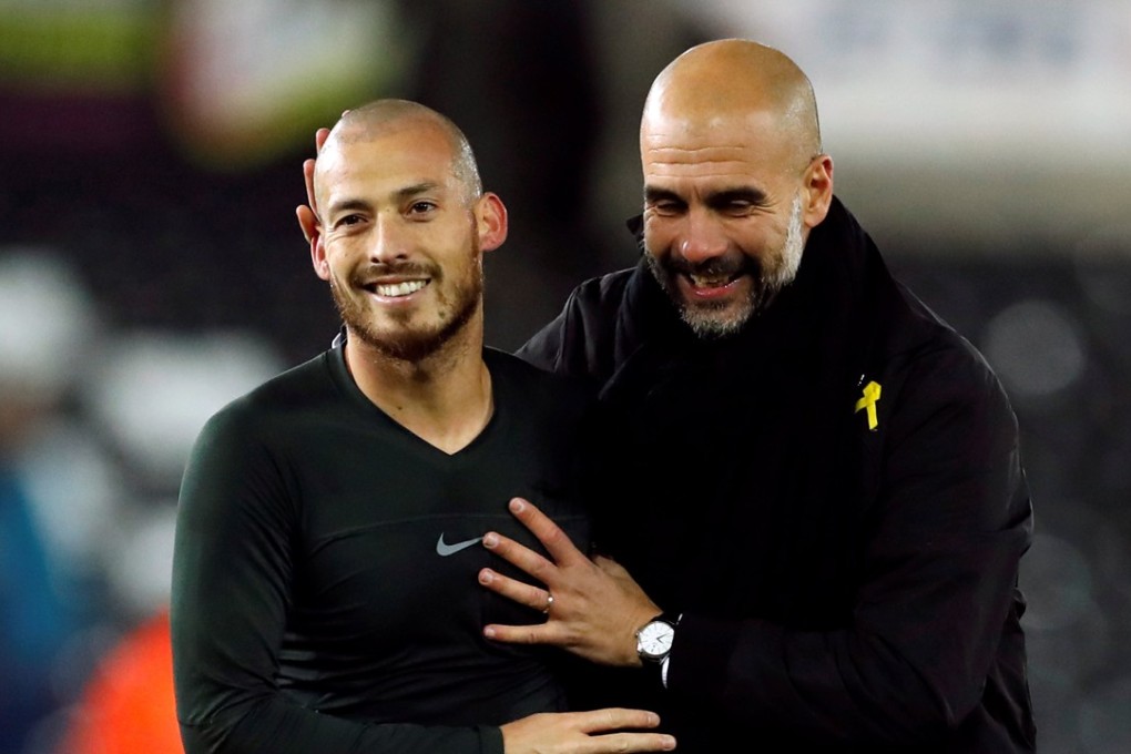 Manchester City manager Pep Guardiola says David Silva is free to take leave whenever he wants. Photo: Reuters